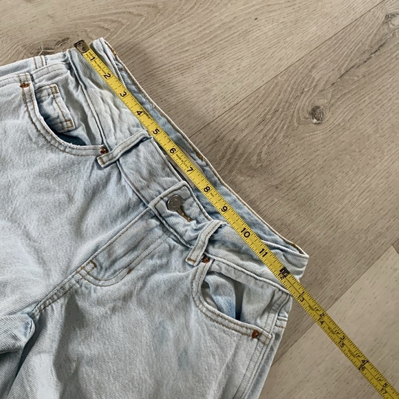Low rise baggy‎ pacsun jeans distressed light blue distressed size 22 - Picture 7 of 13